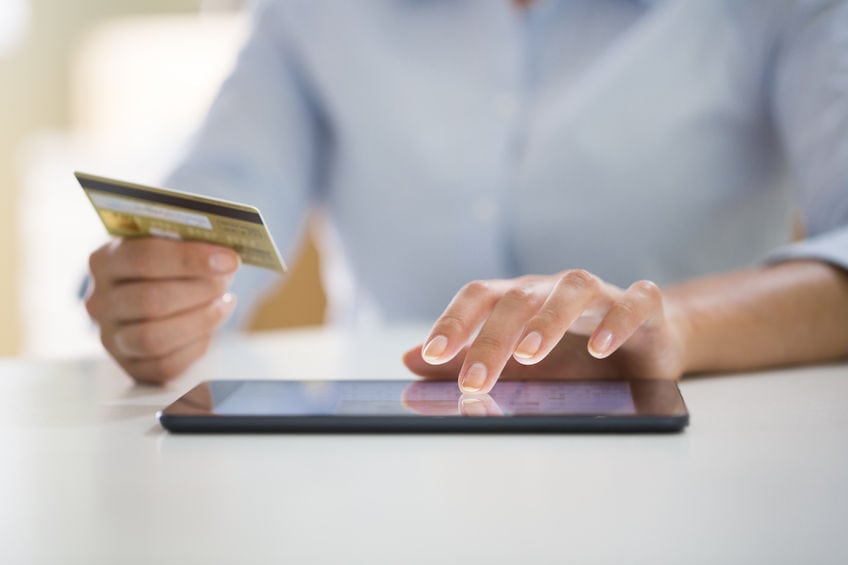 33665503 – woman is shopping online with digital tablet , ecommerce