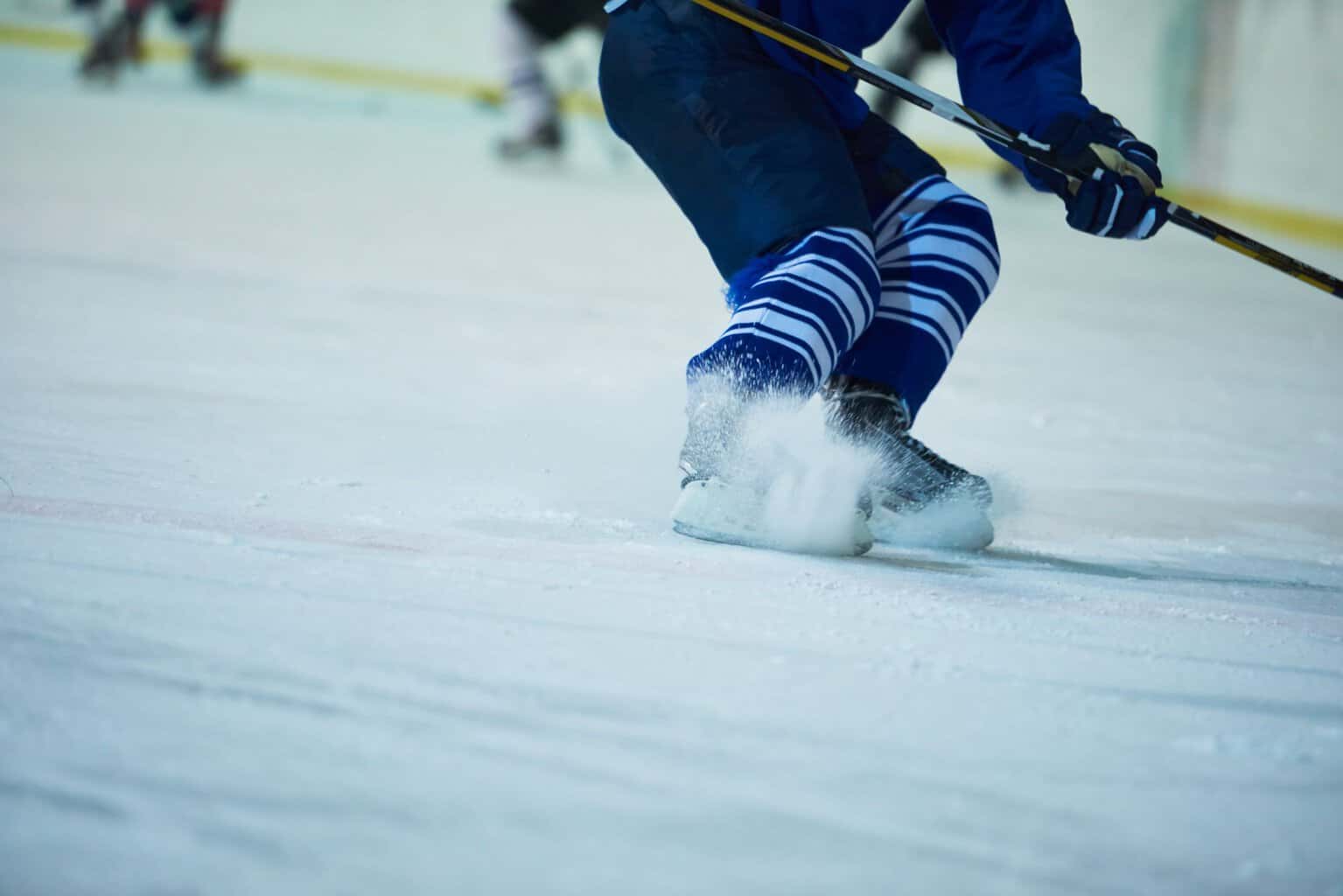 ice hockey player in action