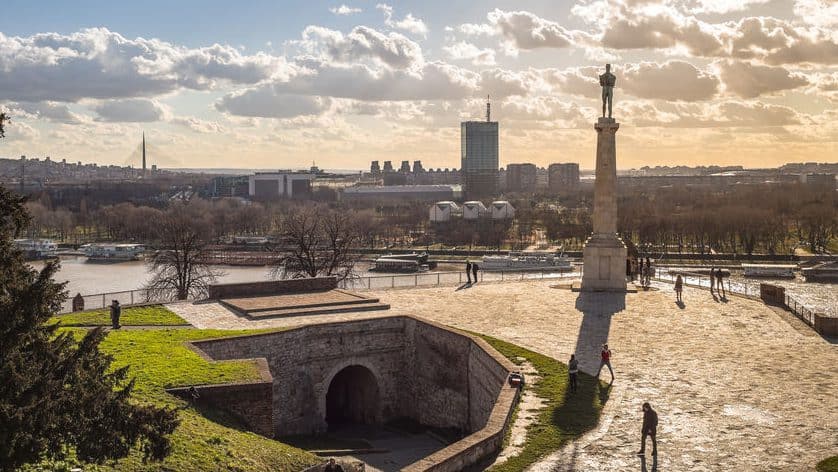 Statue of Victory – Kalemegdan fortress in Belgrade