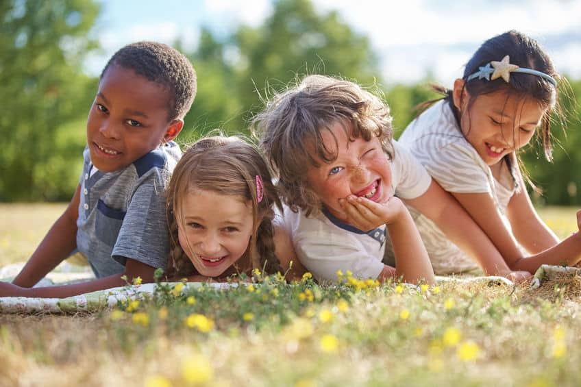 Kids having fun