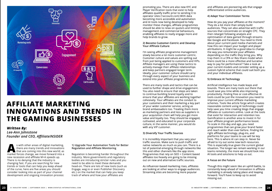 Affiliate Marketing-Tech Innovations