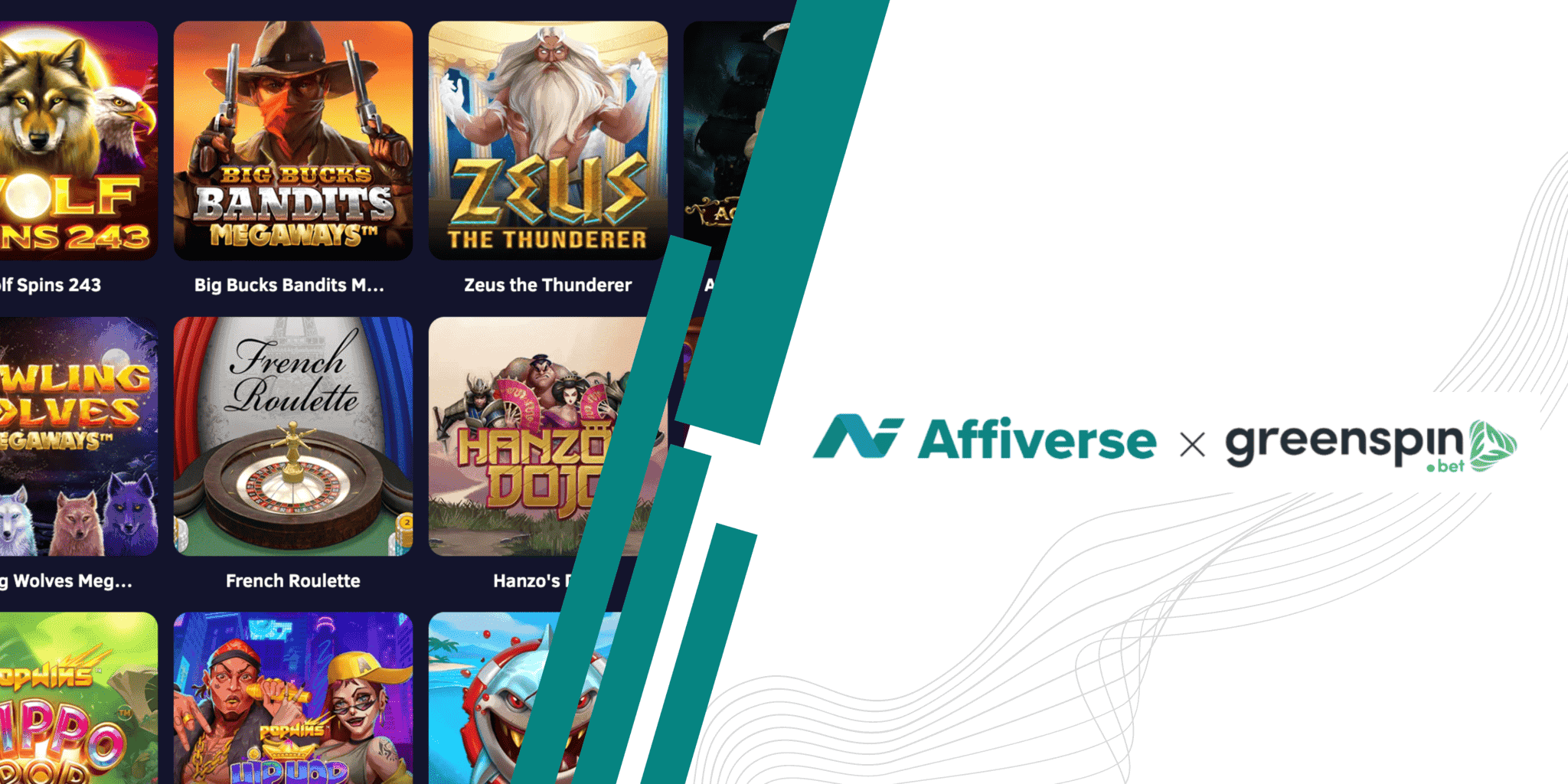 Greenspin.bet selects Affiverse Agency for affiliate program management