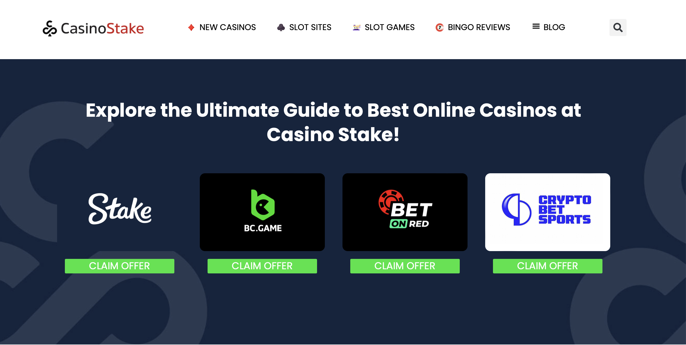 Casino Stake Affiliate Website is Launched
