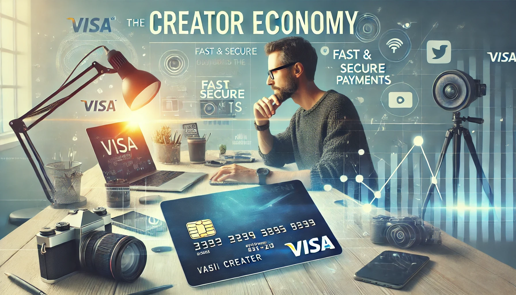DALL·E-2024-11-14-15.26.35-A-modern-professional-header-image-featuring-a-digital-creator-at-a-desk-surrounded-by-technology-such-as-a-laptop-smartphone-and-camera-symboliz