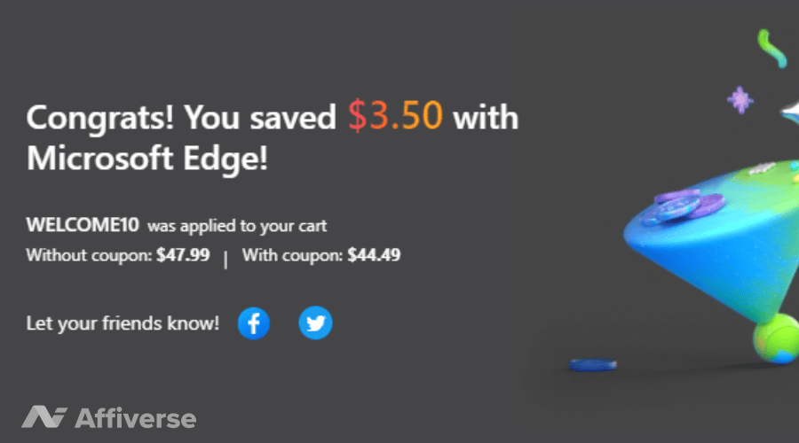 microsoft edge coupon