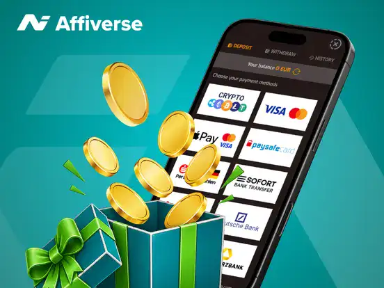 Image depicting affiliate marketing software interface with graphs and analytics for tracking performance and commissions.