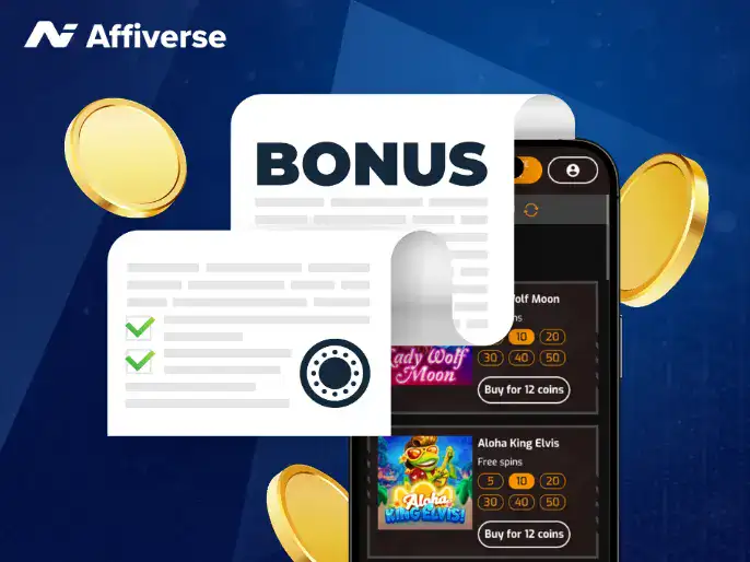 Online casino bonus terms displayed with mobile slot games