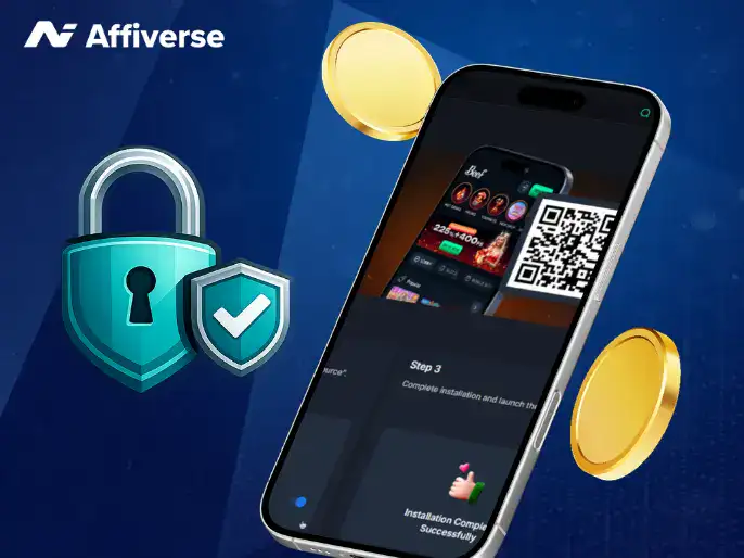 Beef Casino's app on a phone with a lock and two coins.