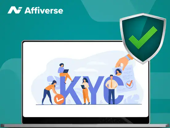 KYC verification and secure user identity checks on an online platform