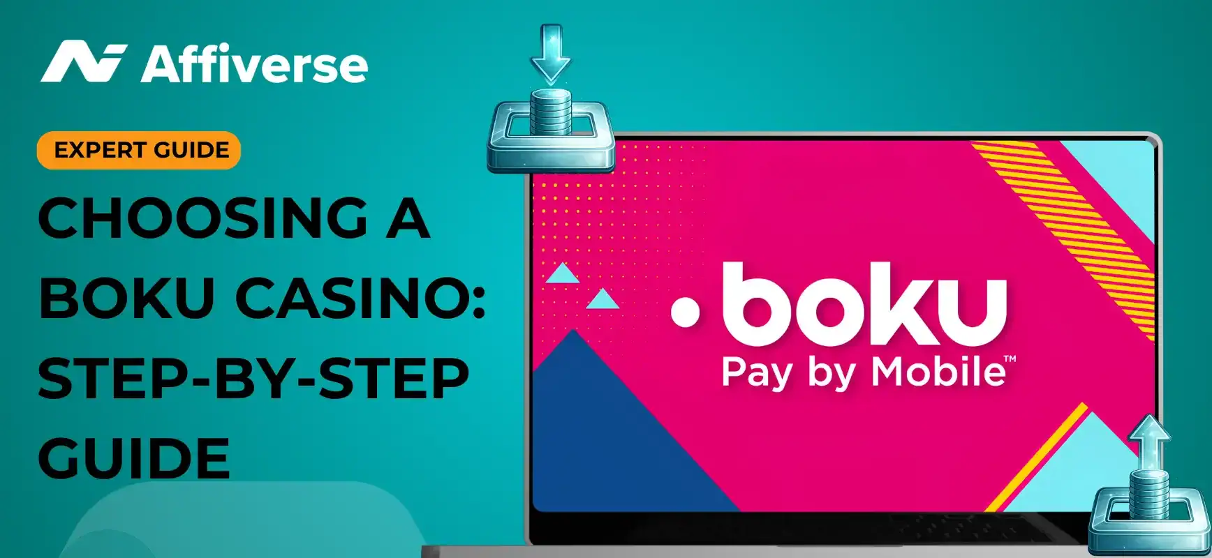 Banner with the text Choosing Boku Casinos Step-by-Step Guide