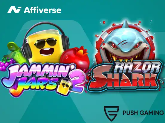 Push Gaming titles Jammin’ Jars 2 and Razor Shark