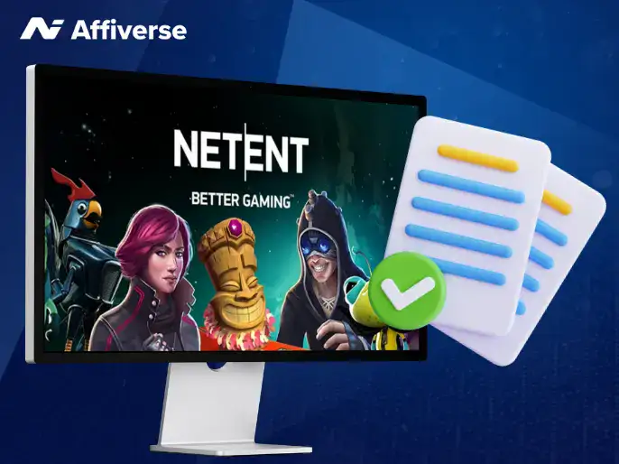 NetEnt games with verified casino provider content on a desktop screen