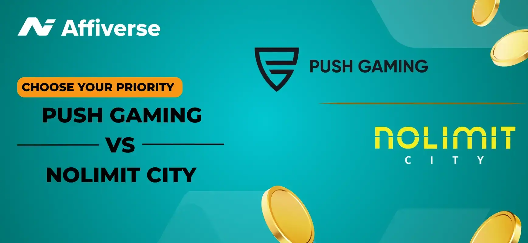 Push Gaming and Nolimit City comparison banner