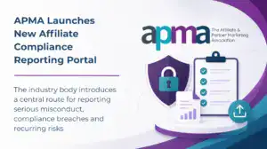 APMA logo beside compliance reporting, security and evidence-checking graphics
