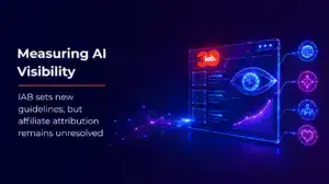 Digital AI measurement interface illustrating IAB’s new visibility guidelines.