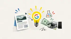 Publisher content shapes a Google AI answer before a payment is issued during an experimental program.